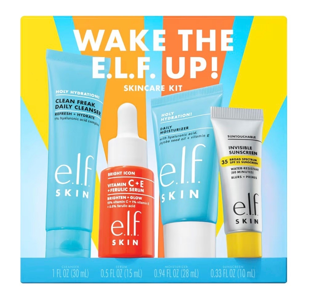 Love the elf Beauty Products that I use, as they’re clean beauty and are formulated for those of all ages! This great set is on sale for only around $12 today, between the sale price and Clickable Coupon. Perfect sizes for traveling with as well! ☀️ 

#LTKHome #LTKSaleAlert #LTKBeauty