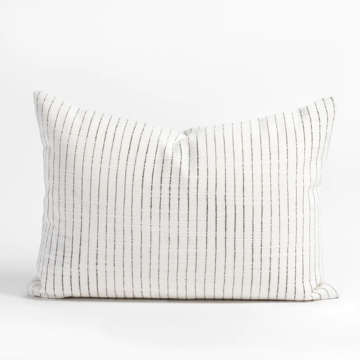 Lennon Stripe 14x20 Lumbar Pillow, Domino | Tonic Living