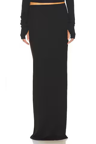 Matte Jersey Slim Skirt | Revolve Clothing (Global)