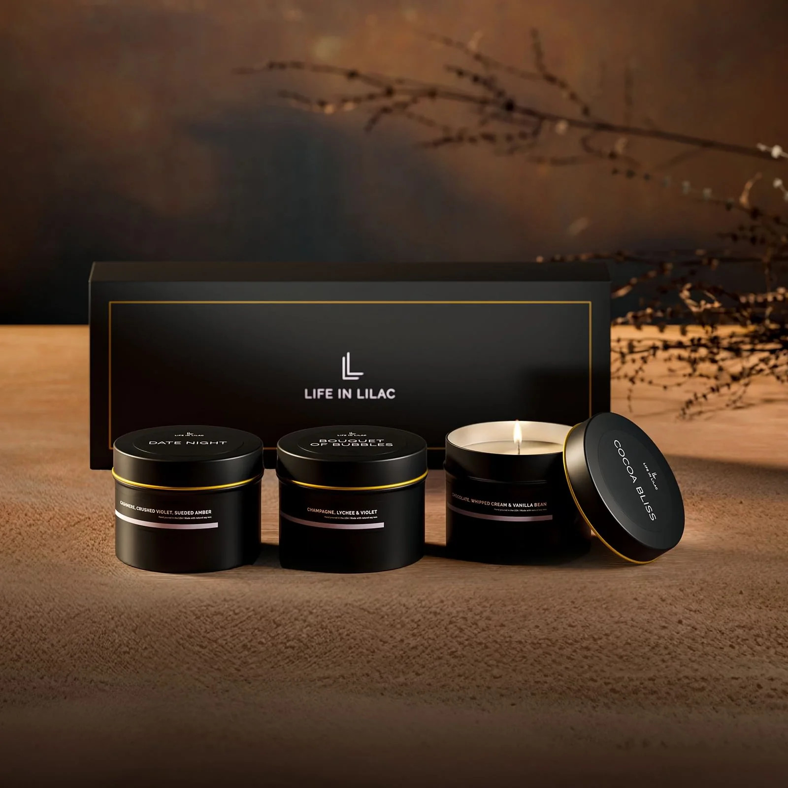 Valentine's Day Candle Trio | Life In Lilac