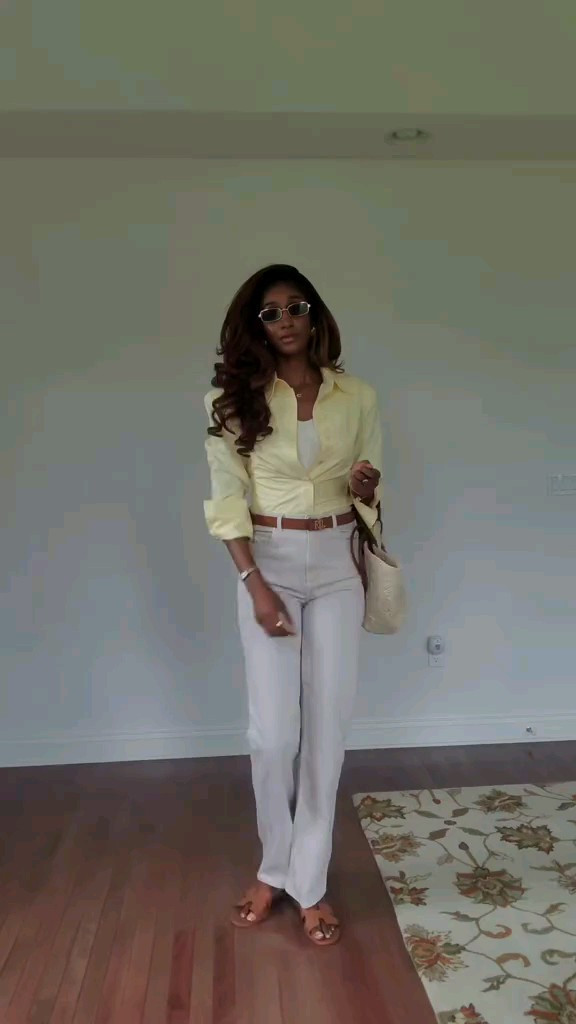 Easy, casual and polished spring look with butter yellow. #LTKTall

#LTKSeasonal #LTKFindsUnder100 #LTKSummerEdit