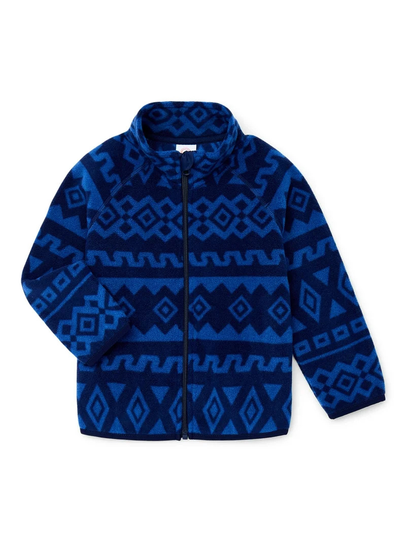 Wonder Nation Baby and Toddler Microfleece Jacket, Size 12M-5T | Walmart (US)