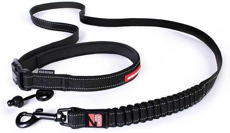 EzyDog Road Runner Dog Leash, Black | Chewy.com