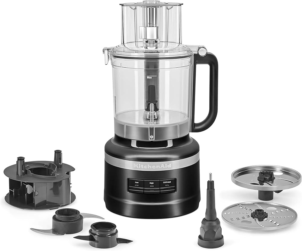 KitchenAid 13-Cup Food Processor, Black Matte | Amazon (US)