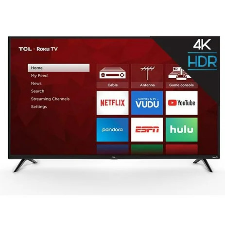 TCL 65" Class 4K UHD LED Roku Smart TV HDR 4 Series 65S421 | Walmart (US)
