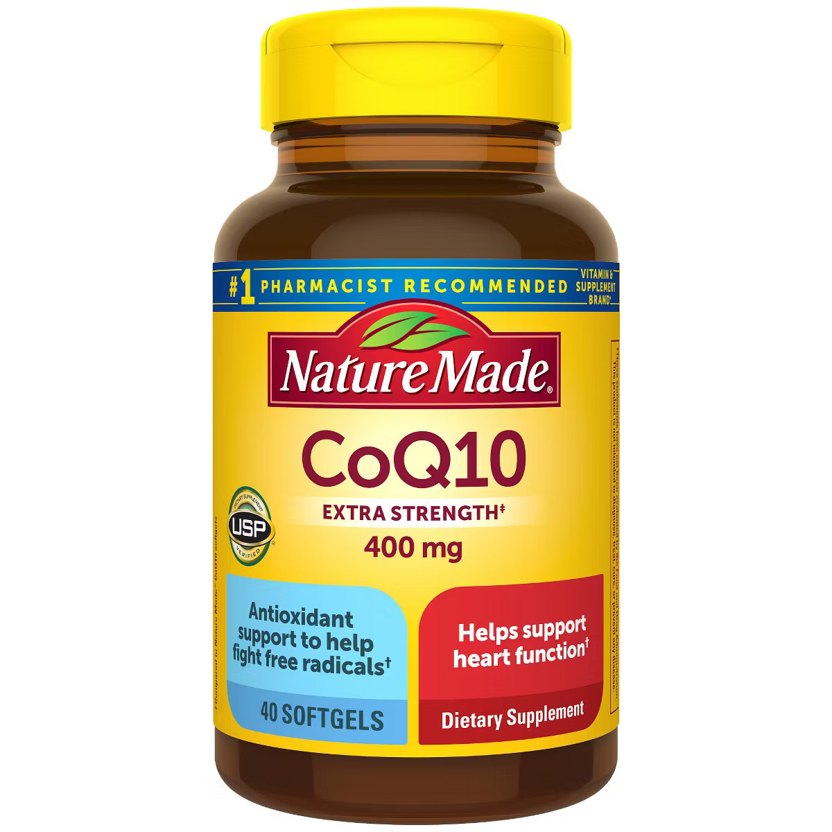 Nature Made CoQ10 400mg Softgels for Heart Health Support - 40ct | Target