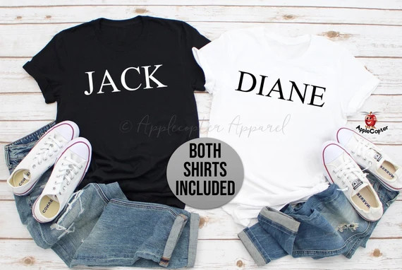 Couples Halloween Shirts Halloween Couples Costume Jack and - Etsy | Etsy (US)