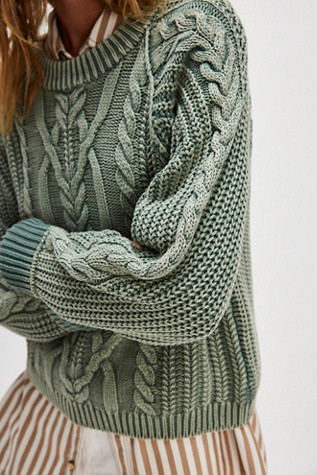 Frankie Cable Sweater | Free People (Global - UK&FR Excluded)