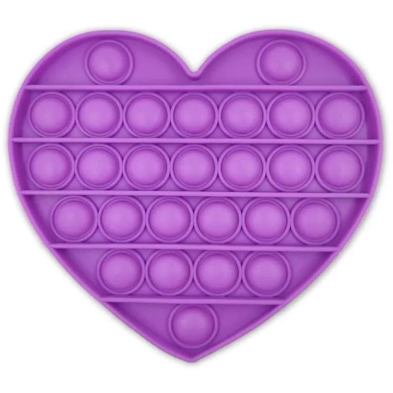 Purple Heart Push Pop Bubble Fidget Toy [Toys, Ages 3+] | Walmart (US)