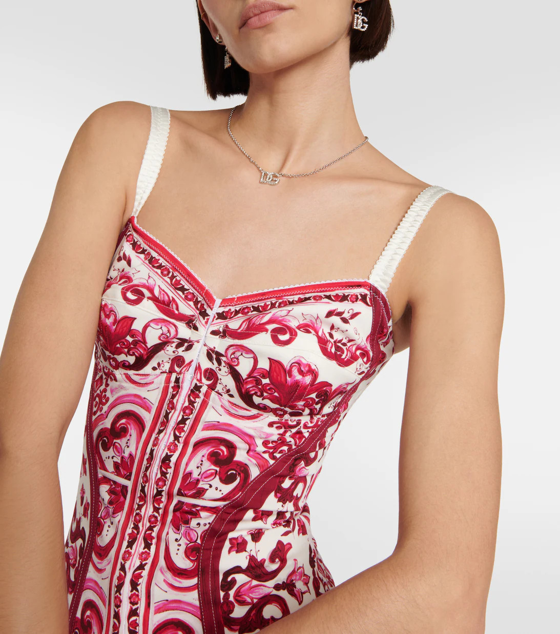 Printed marquisette midi dress | Mytheresa (US/CA)