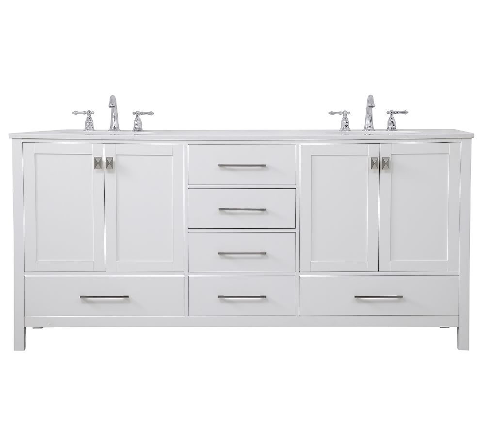 Riola 72" Double Sink Vanity | Pottery Barn (US)