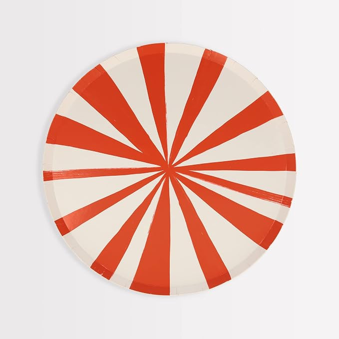 Meri Meri Red Stripe Side Plates (Pack of 8) | Amazon (US)