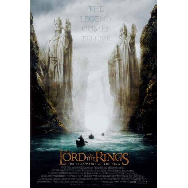 Lord of the Rings 1: The Fellowship of the Ring Poster - 27x40 | Walmart (US)