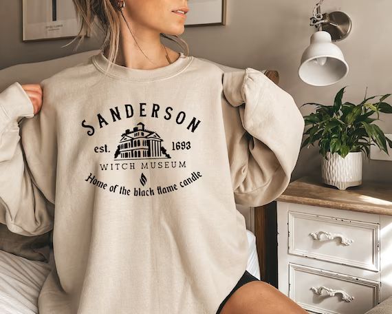 Sanderson Witch Museum Sweatshirt Halloween Sweatshirt - Etsy | Etsy (US)