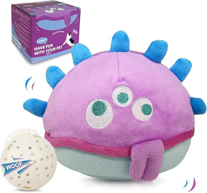 Petbobi Interactive Dog Toys for Boredom - Moving Dog Toy for Stimulating Play, Pet Plush Squeaky... | Amazon (US)