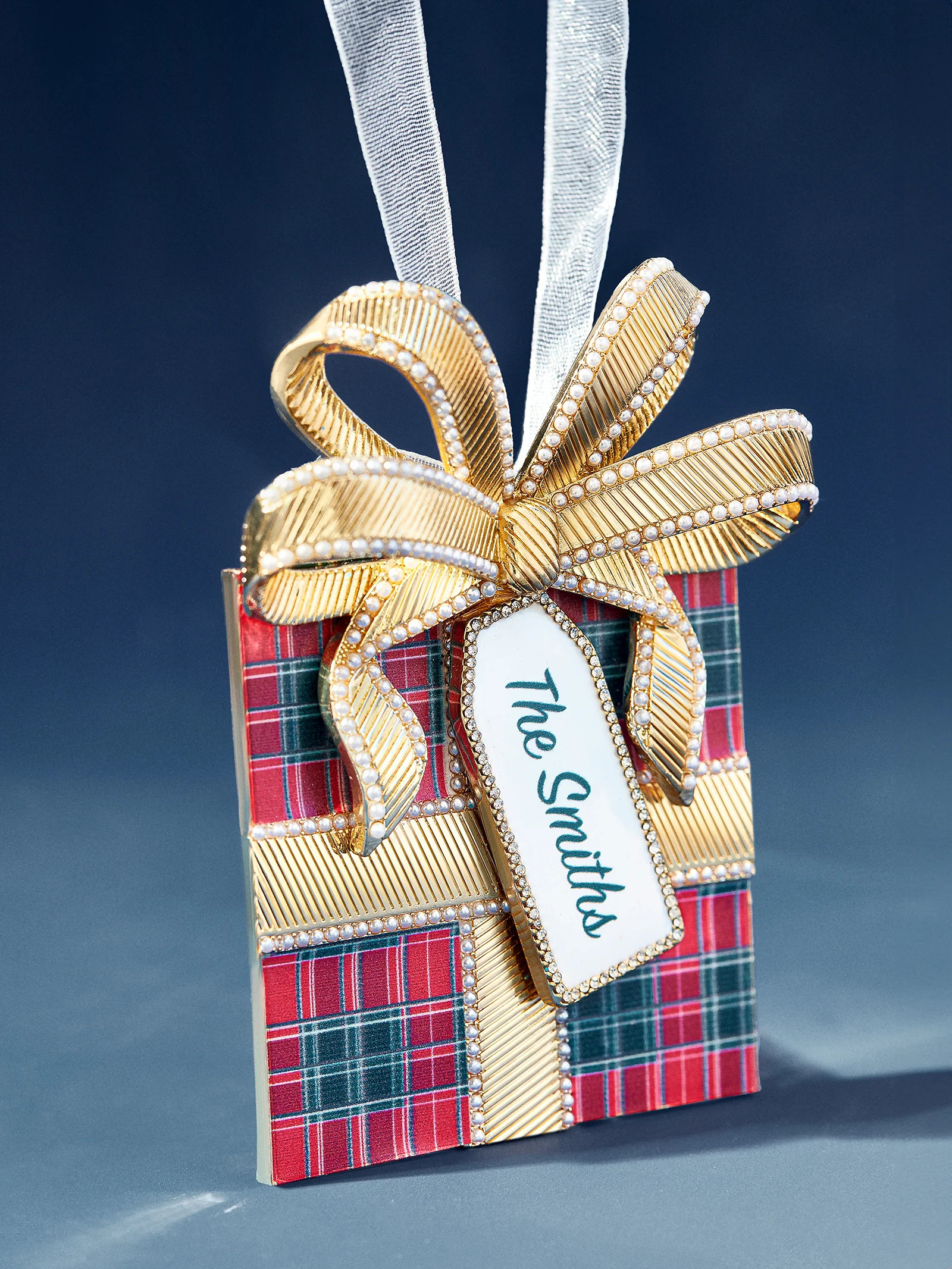 The Whole Package Custom Ornament - Red Print | BaubleBar (US)