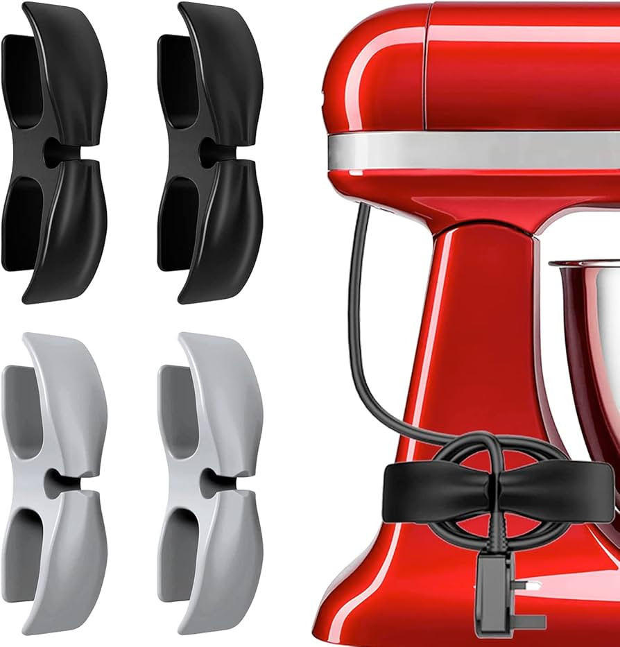 Cord Organizer for Kitchen Appliances - 4pack Upgraded Adhesive Cord Winder Wrapper Holder Cable ... | Amazon (US)