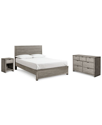 Tribeca Bedroom Set, 3-Pc. Set (King Bed, Dresser & Nightstand), Created for Macy's | Macys (US)