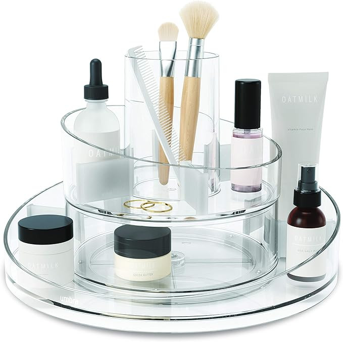 Umbra Cascada Makeup Organizer, Regular, Clear | Amazon (US)