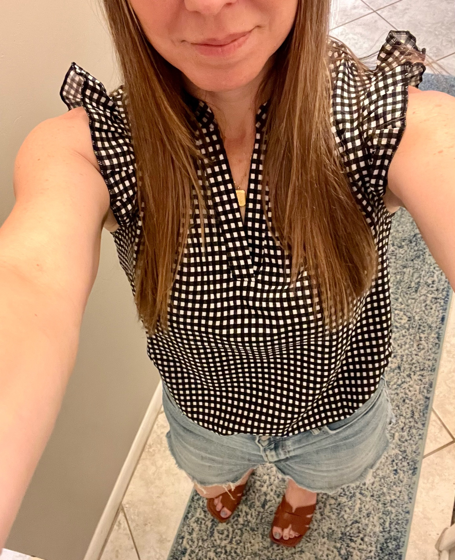 I wear this gingham top everywhere from work to football games. It’s one of my favorite tops bc it’s so versatile  

#LTKworkwear #LTKover40 #LTKfindsunder50