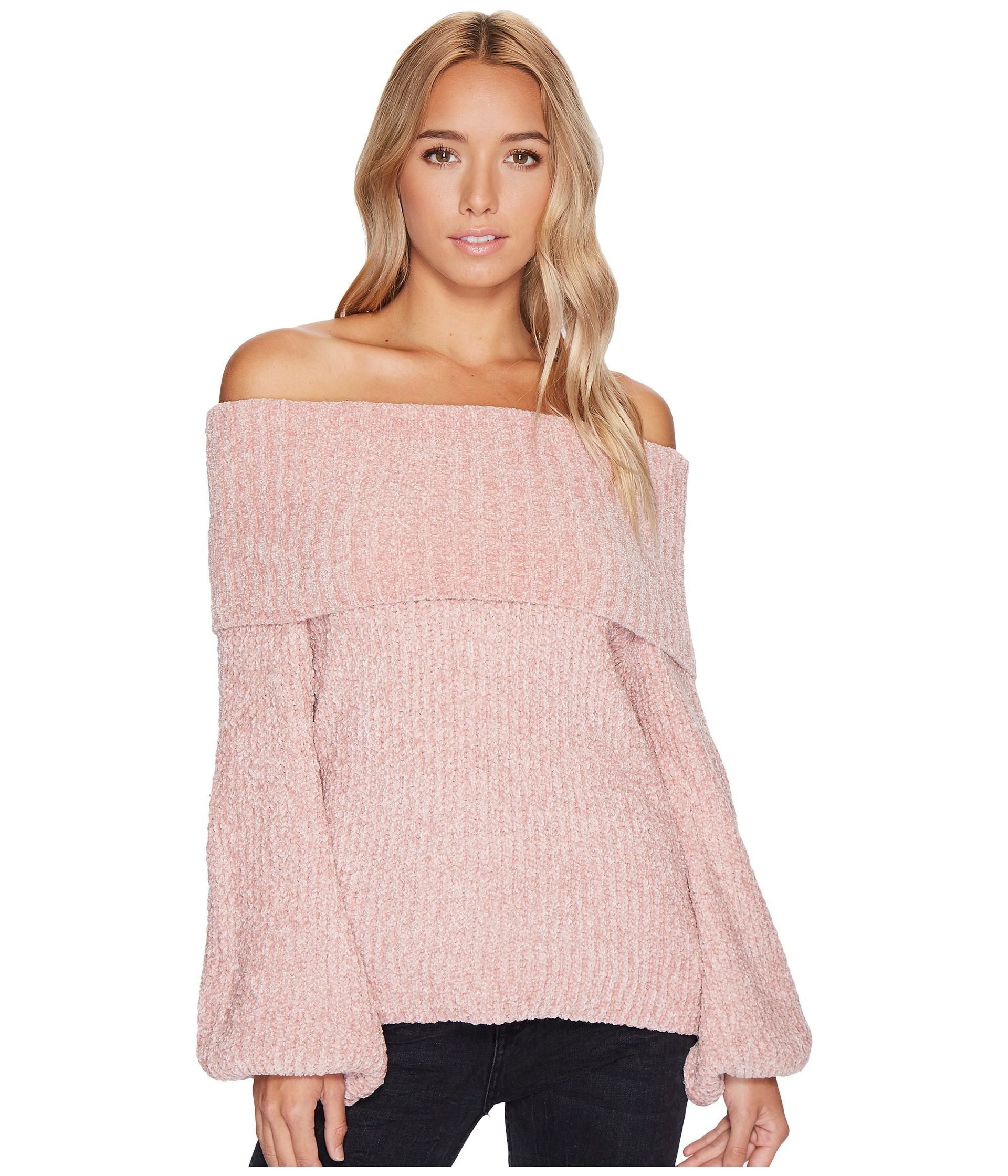 Brigitte Bailey Gisselle Ribbed Off the Shoulder Sweater | Zappos