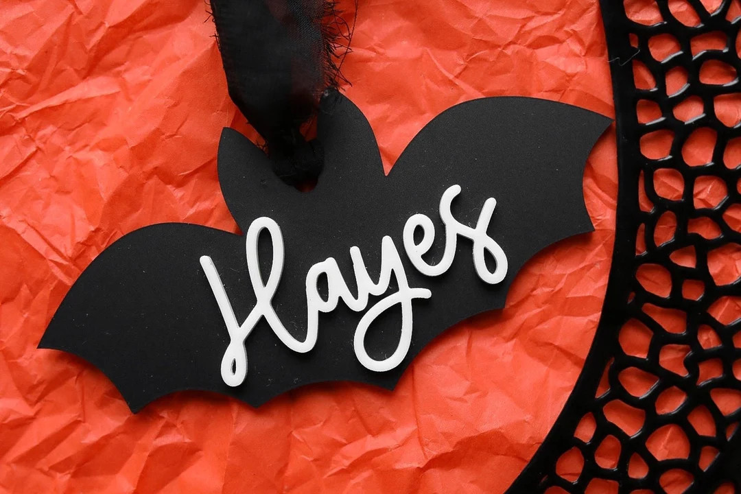 Bat Tag Halloween Basket Tag Halloween Tags Halloween - Etsy | Etsy (US)