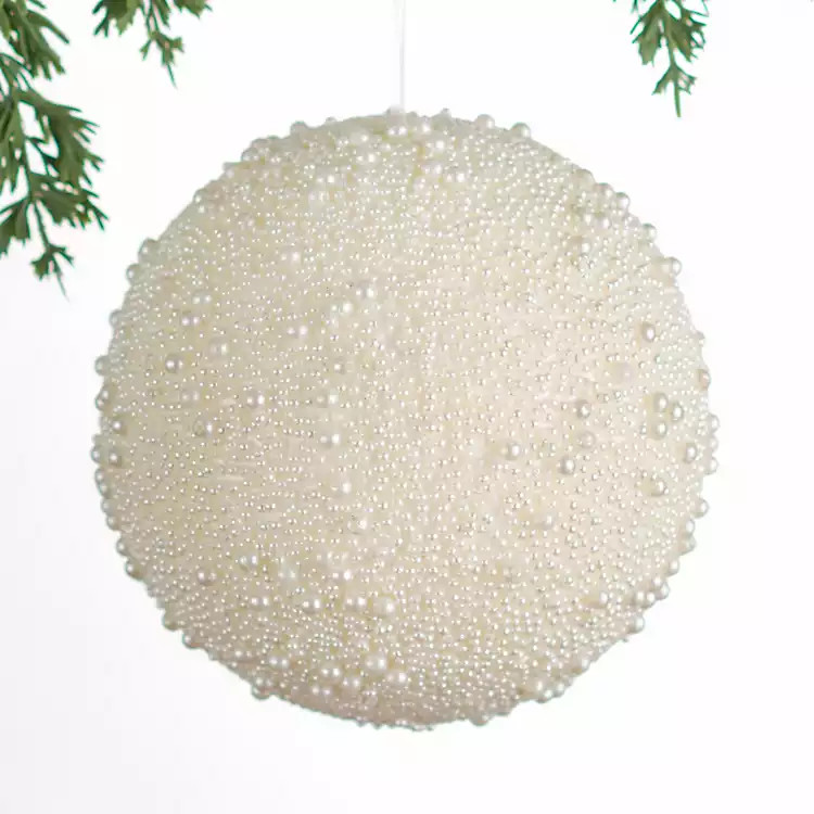 Beads and Pearls Christmas Ornament, 6 in. | Kirklands Home | Kirklands