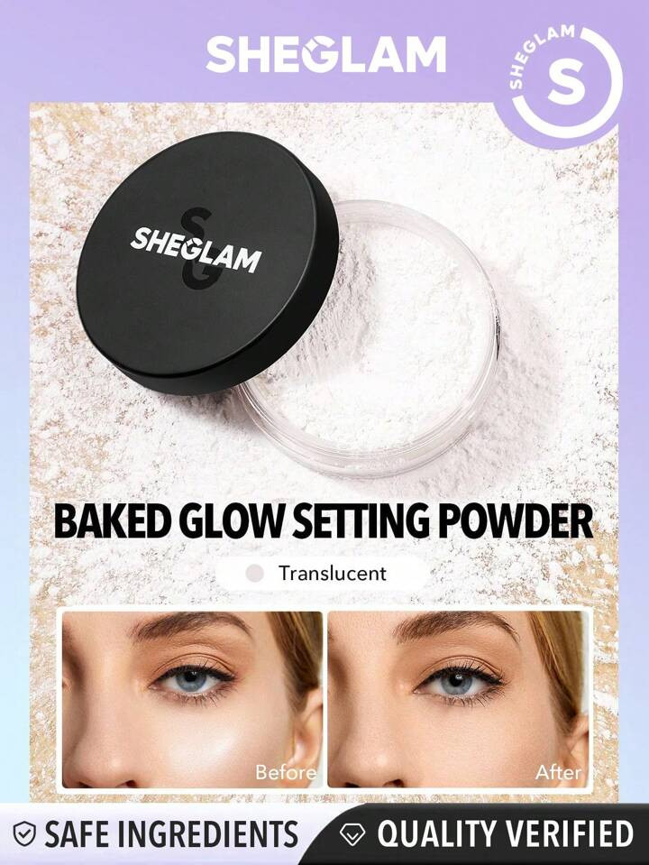 SHEGLAM Newly Reformulated - Baked Glow polvo fijador - Translucent | SHEIN