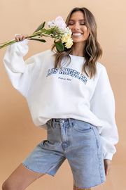 LA Sweater - White | Petal & Pup (US)