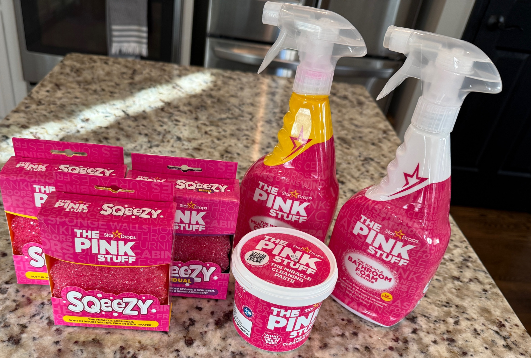 The Pink Stuff is like pure magic! I use this mainly in my bathrooms and my entire kitchen! And these sponges clean everything right up! This bundle is such an amazing price, I had to stock up! 

#LTKHome