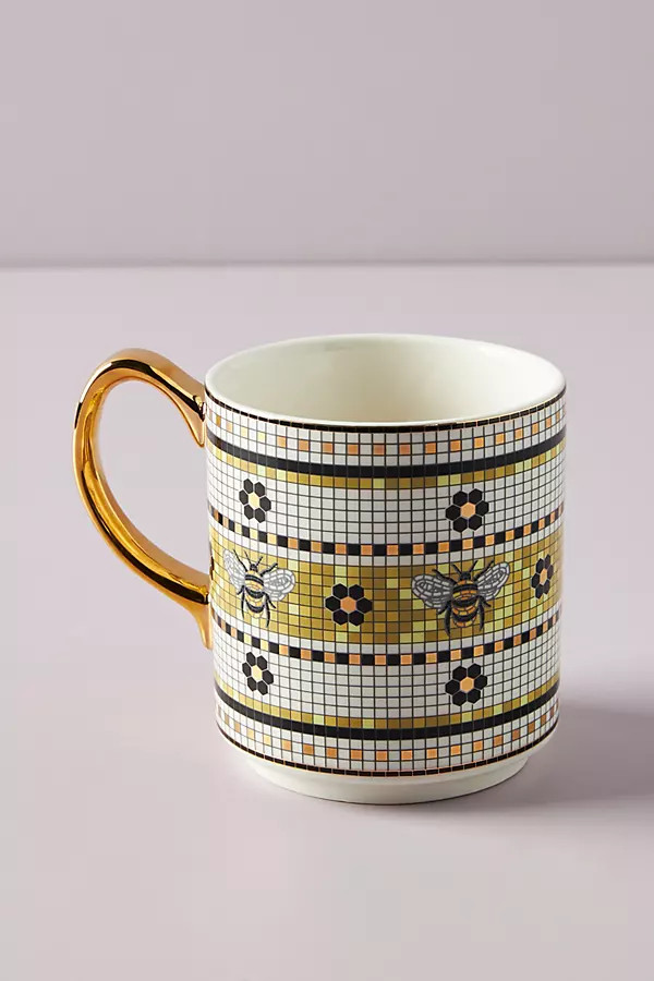 Bistro Garden Tile Mug | Anthropologie (US)