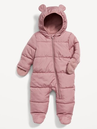 Unisex Water-Resistant Frost Free Puffer Snowsuit for Baby | Old Navy (US)