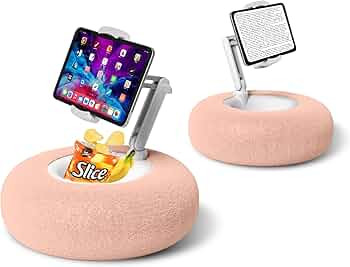 Kindle Pillow Stand Holder for Reading in Bed, Tablet iPad Pillow Stand for Lap Compatible with 4... | Amazon (US)