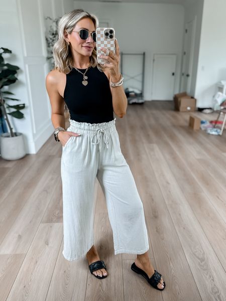 Amazon bodysuit and linen pants on sale // I wear both of these pieces at least once a week! 

Travel outfit, vacation outfit, spring outfit, summer outfit 

#LTKstyletip #LTKsalealert #LTKSeasonal