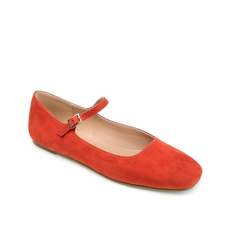 Journee Collection Carrie Mary Jane Flat | Women's | Orange | Size 11 | Flats | Mary Jane | DSW