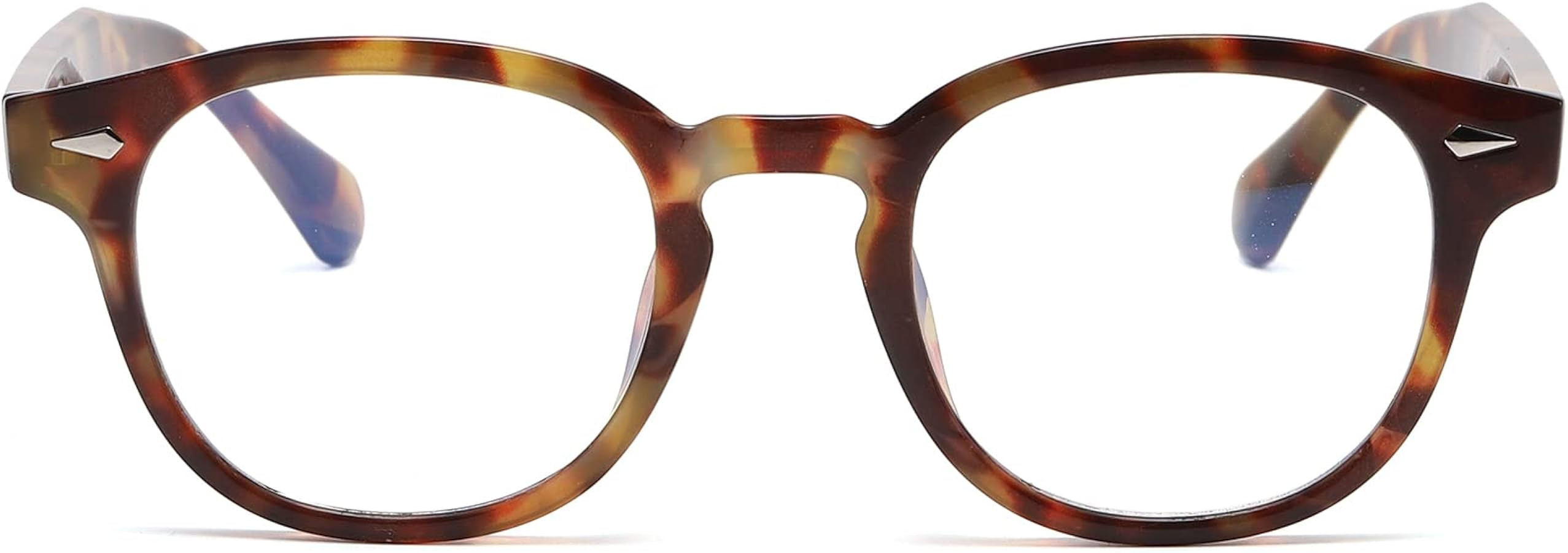 AIEYEZO Fashion Blue Light Glasses for Men Women Computer Blue Light Blocking Round Glasses | Amazon (US)