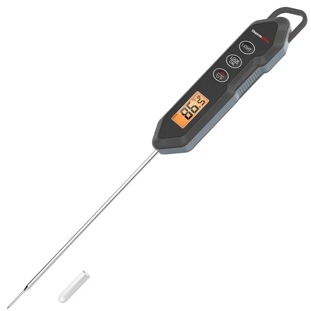 ThermoPro TP15HW Waterproof Digital Meat Thermometer with Stainless Steel Probe and LCD Display | Walmart (US)