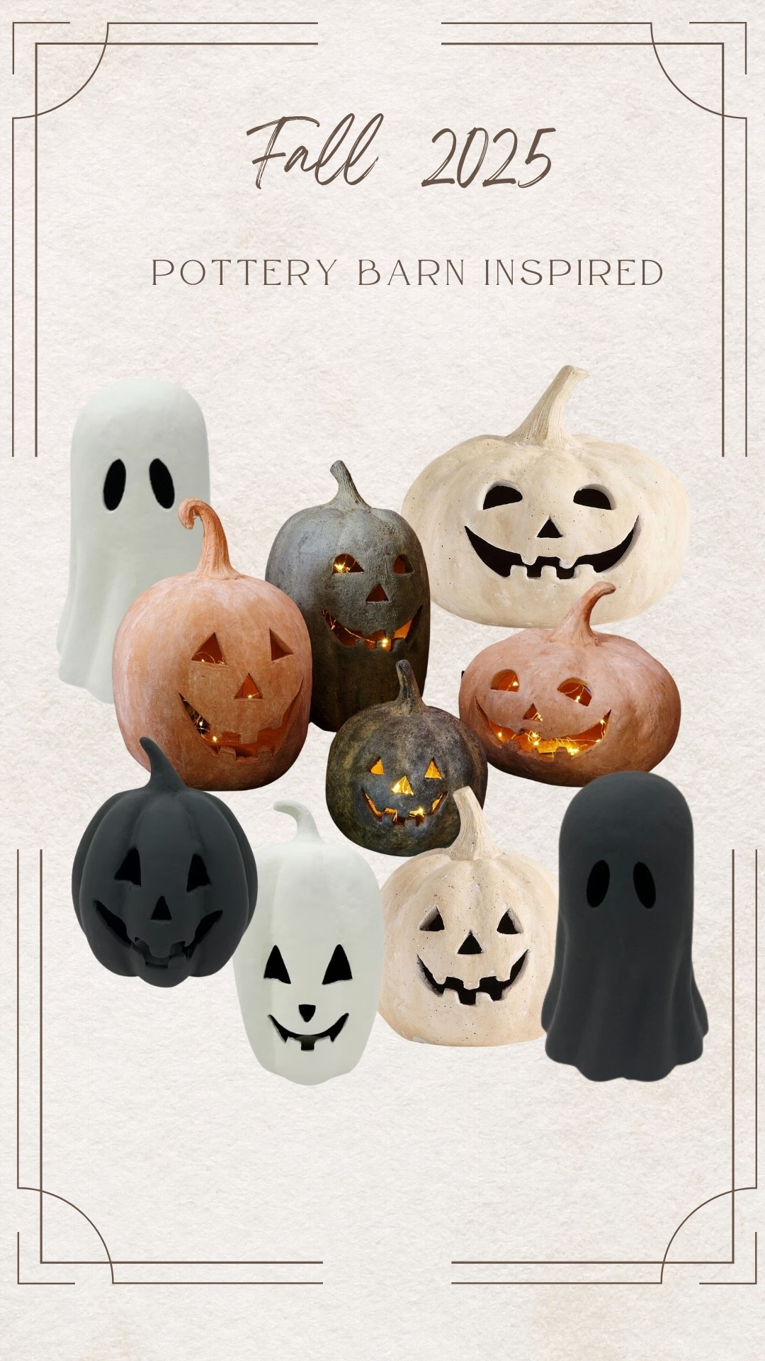 Pottery Barn Inspired Pumpkins! 2025 pumpkin haul || faux pumpkins || fake pumpkins || Walmart Halloween decor 

#LTKSeasonal #LTKHome