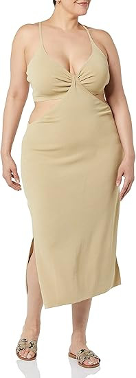 The Drop Women's Zuri Fitted Cut-Out Maxi Sweater Dress | Amazon (US)
