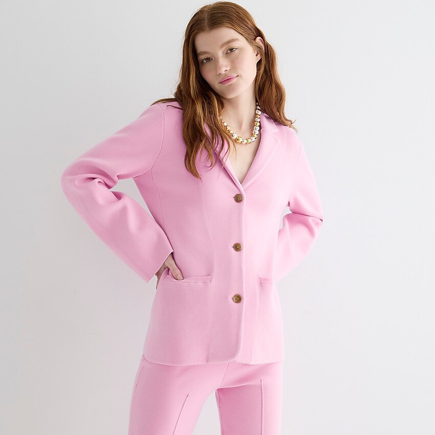 Waisted sweater-blazer with stretch | J. Crew US