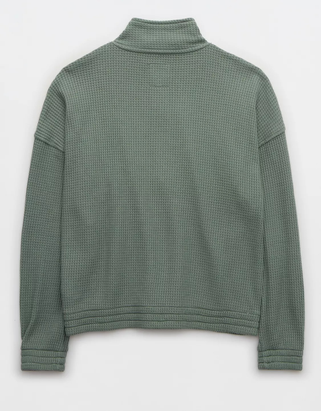 Aerie Waffle Quarter Zip Sweatshirt | Aerie