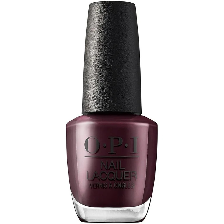 OPI Nail Lacquer Complimentary Wine | Opaque Dark Red Crème Chip Resistant Nail Polish | Muse of... | Walmart (US)