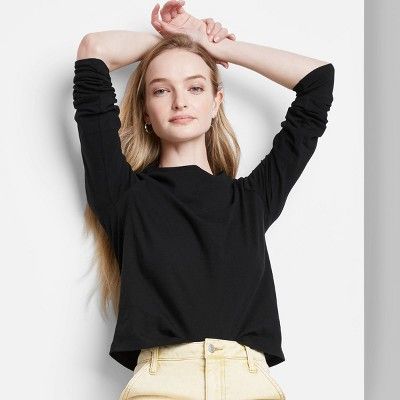 Women's Long Sleeve T-Shirt - Wild Fable™ | Target