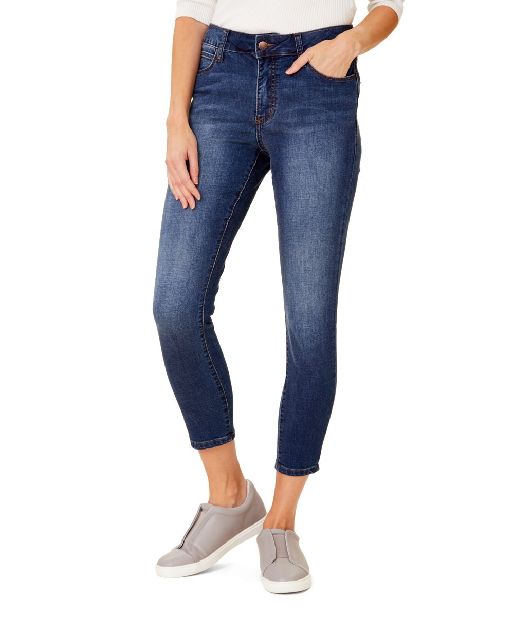 Tahari Women's Denim Pants and Jeans WHITNEY - Whitney Wash Crop Jeans - Women | Zulily