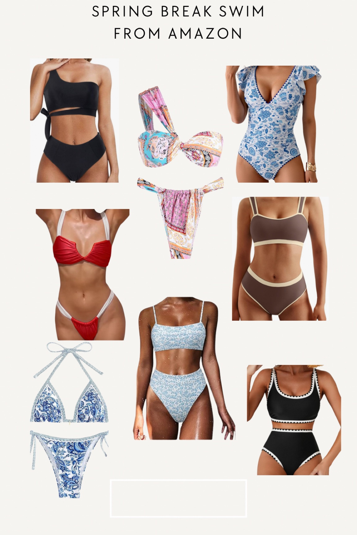 Amazon swim! Perfect for spring break ☀️👙

#LTKTravel #LTKSwim