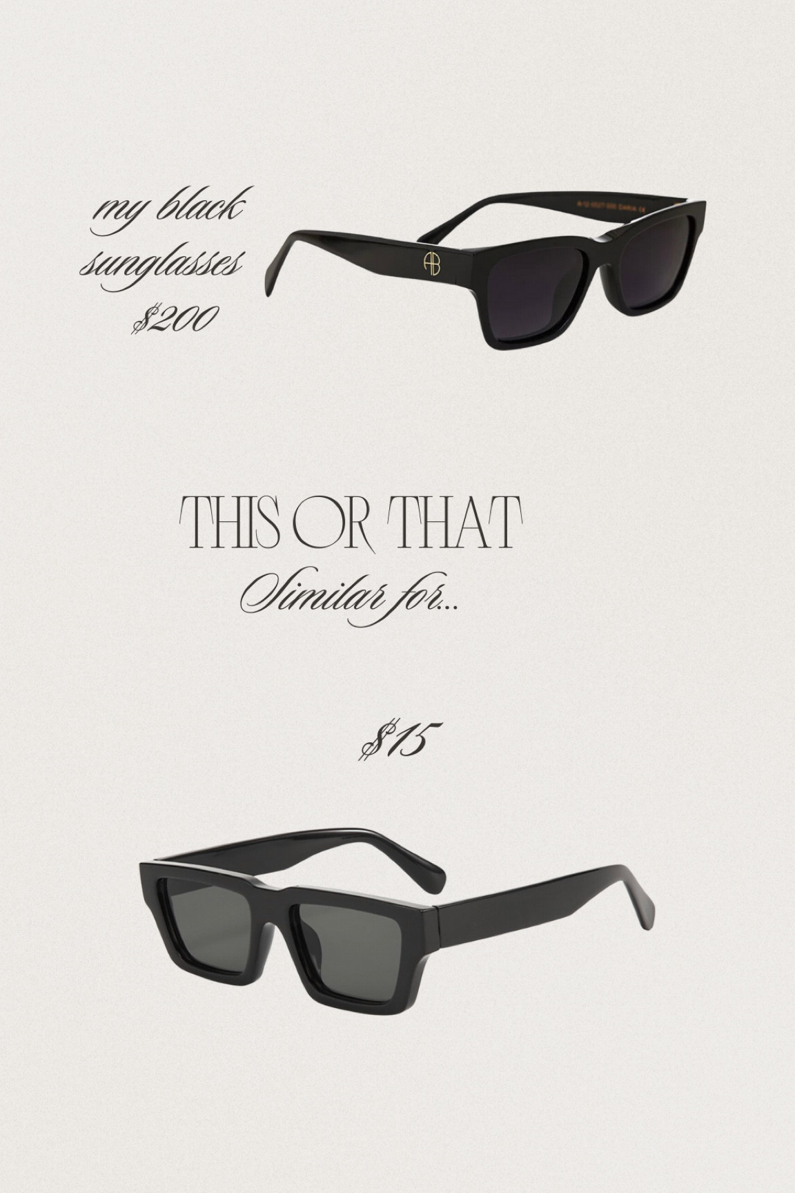 TruFabV Vintage Rectangle Sunglasses