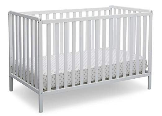 Delta Children Heartland 4-in-1 Convertible Crib, Bianca White | Amazon (US)