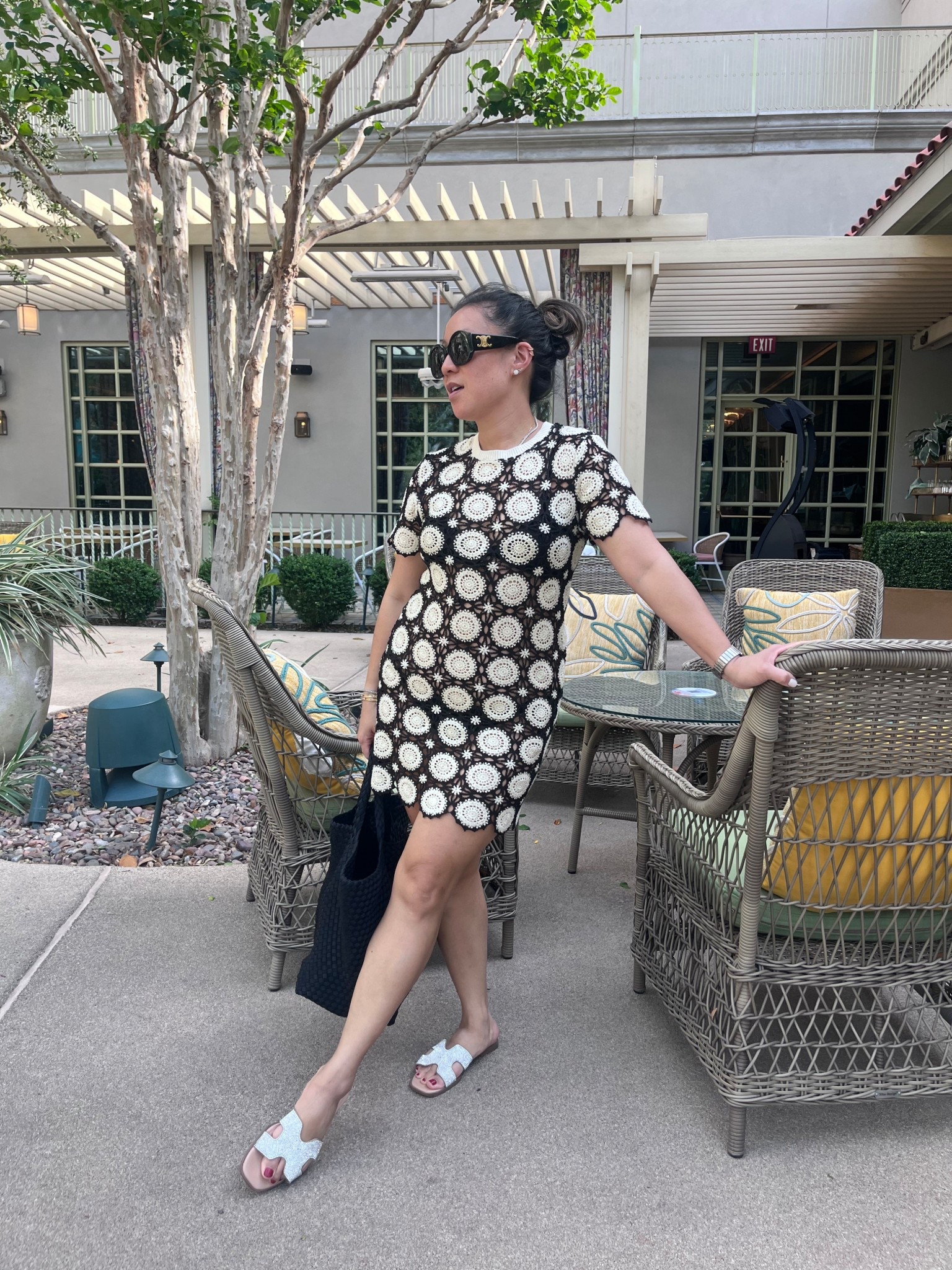 Love a crochet coverup. Love a black and cream combo. I’m wearing an xs. 

#LTKFestival #LTKSwim #LTKdayinmylife