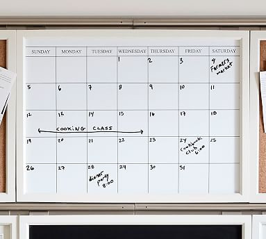 Daily Organization System - Magnetic Whiteboard Calendar | Pottery Barn (US)