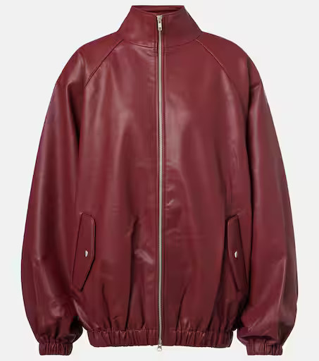 Senta oversized faux leather bomber jacket | Mytheresa (UK)
